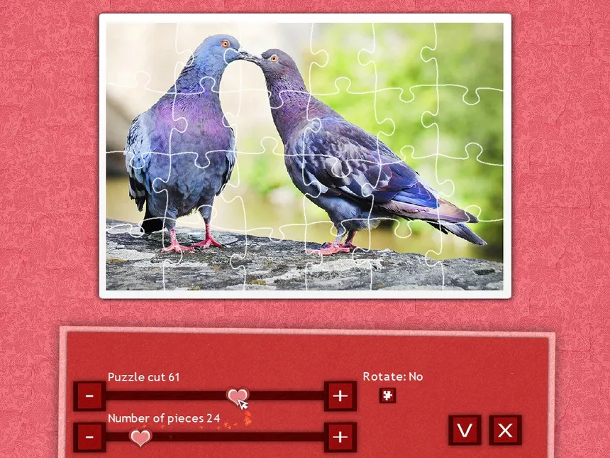 Скриншот 2 к игре Holiday Jigsaw Valentine's day