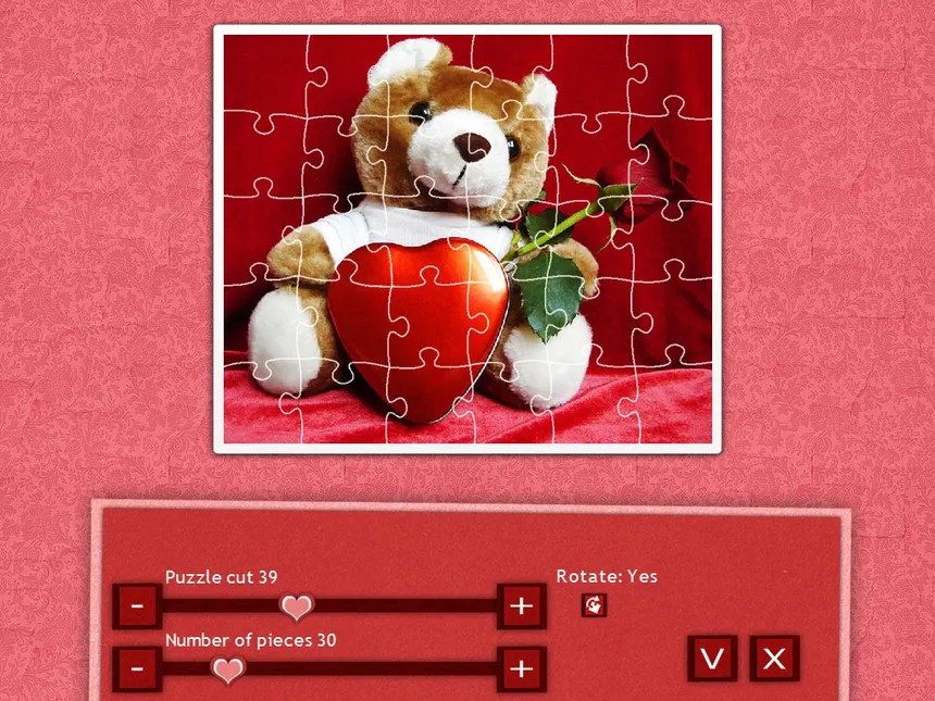 Скриншот 4 к игре Holiday Jigsaw Valentine's day