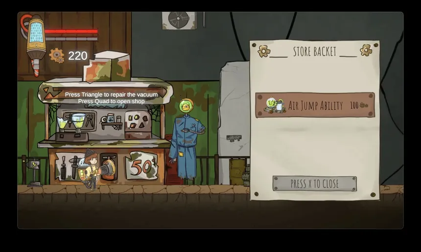 Скриншот 3 к игре Vacoo. The adventure in Garbage city.