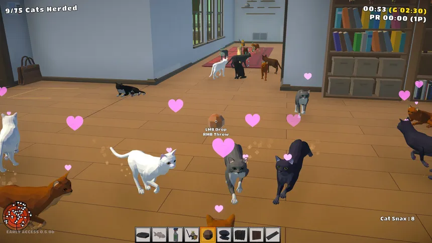 Скриншот 5 к игре Cat Herders: Couch Coop Cat Corralling!