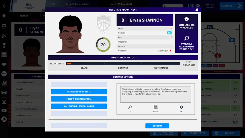 Скриншот 5 к игре International Basketball Manager 23