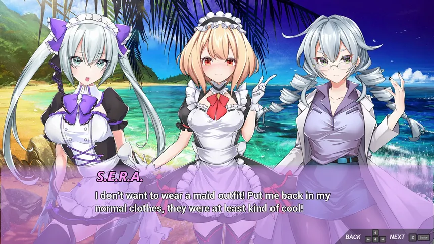 Скриншот 2 к игре My Mad Scientist Roommate Turned Me Into Her Personal Robotic Battle Maiden?!?