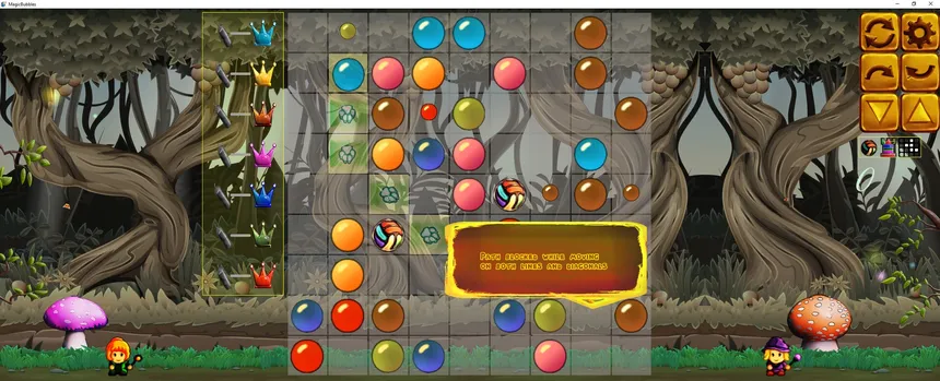 Скриншот 1 к игре Magic Bubbles