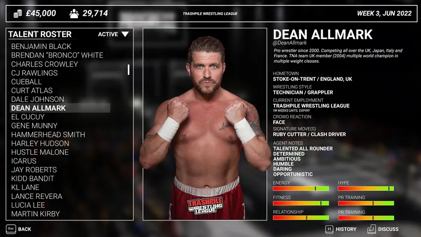 Скриншот 3 к игре Main Event: Wrestling Manager