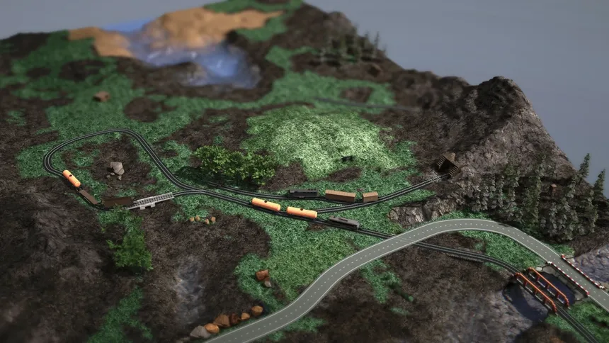 Скриншот 1 к игре Blocks Tracks Trains