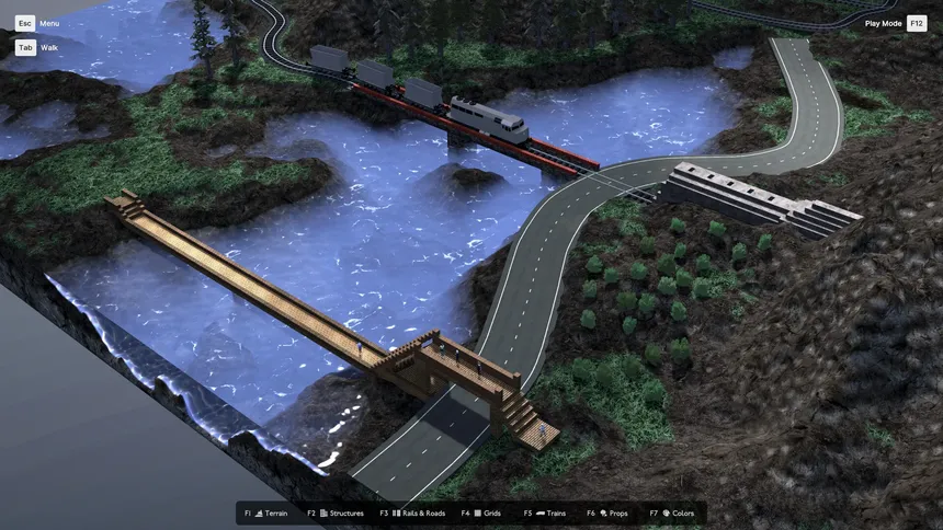 Скриншот 2 к игре Blocks Tracks Trains