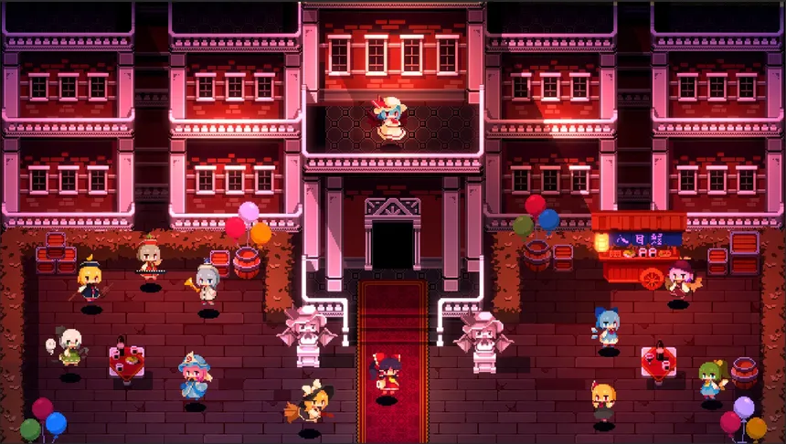 Скриншот 1 к игре 東方紅夜狂宴 ~Red Empress Devil.