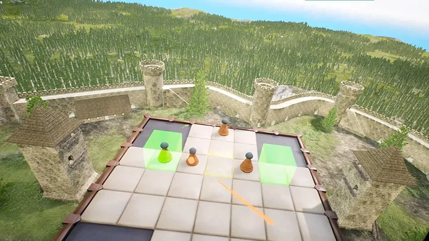 Скриншот 1 к игре VR Solo Noble (пасьянс Peg)