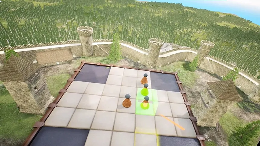 Скриншот 3 к игре VR Solo Noble (пасьянс Peg)