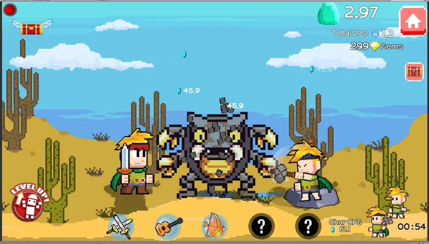 Скриншот 1 к игре Idle Gem Quest