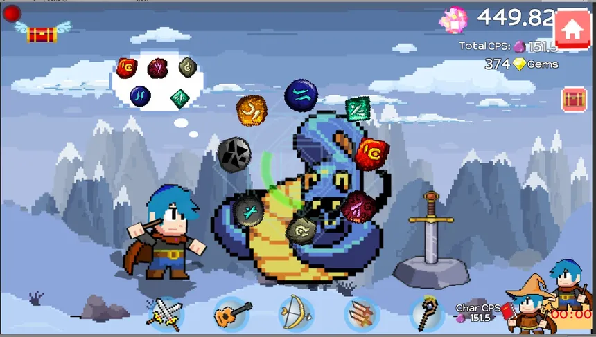 Скриншот 3 к игре Idle Gem Quest