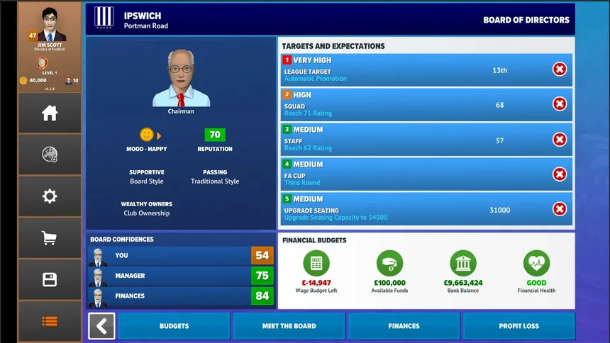 Скриншот 2 к игре Football Club Management 2023