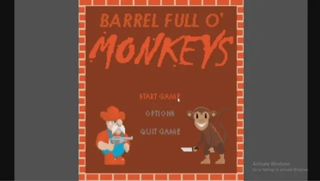 Скриншот 1 к игре Barrel Full of Monkeys