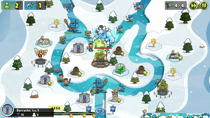 Скриншот 4 к игре Luna & Monsters Tower Defense -The deprived magical kingdom-