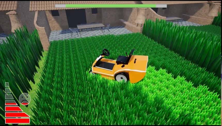 Скриншот 1 к игре Relaxing Lawnmower Simulator