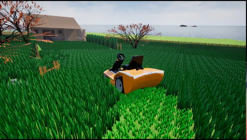 Скриншот 4 к игре Relaxing Lawnmower Simulator