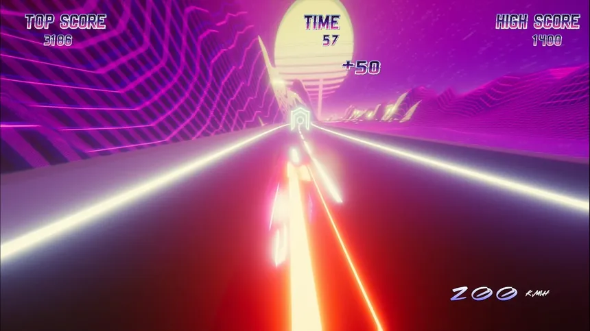 Скриншот 2 к игре Synthwave Glider