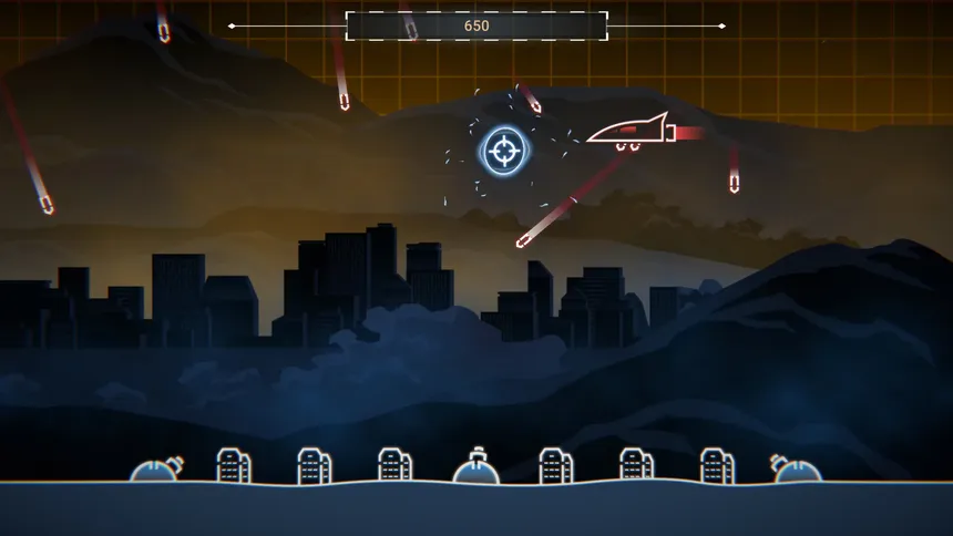 Скриншот 1 к игре Missile Command: Recharged