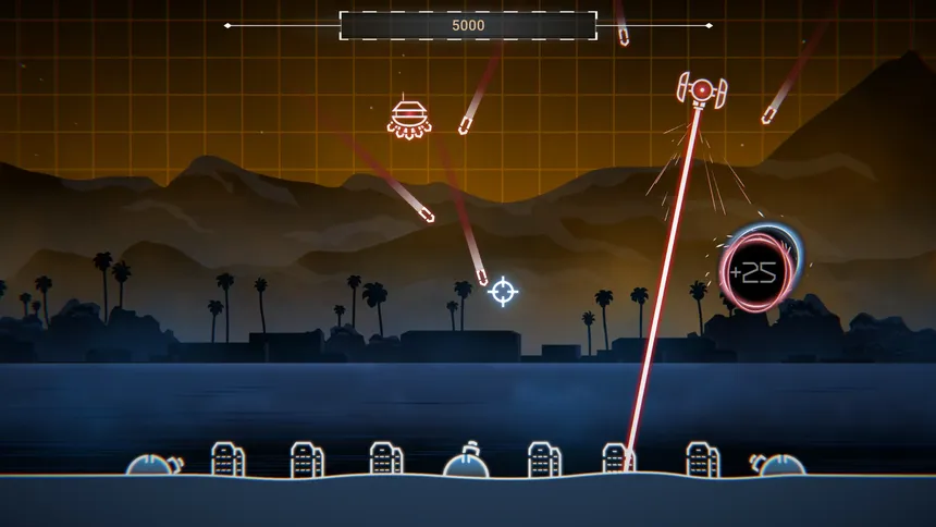 Скриншот 2 к игре Missile Command: Recharged