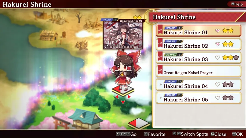 Скриншот 3 к игре Touhou Danmaku Kagura Phantasia Lost