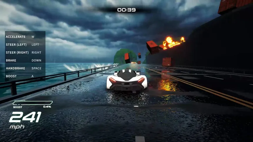 Скриншот 3 к игре Explosive Track - Crazy Action Arcade Racing