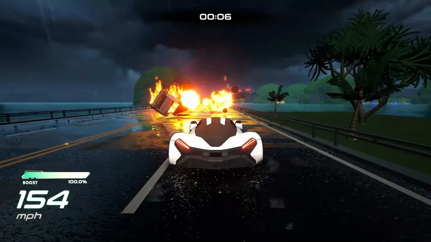 Скриншот 4 к игре Explosive Track - Crazy Action Arcade Racing