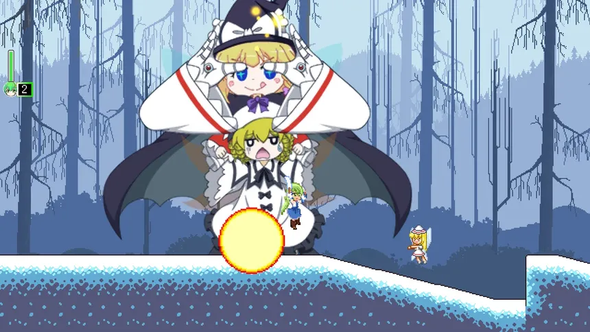 Скриншот 1 к игре Sanae Toumaden X2 / 早苗討魔伝X2