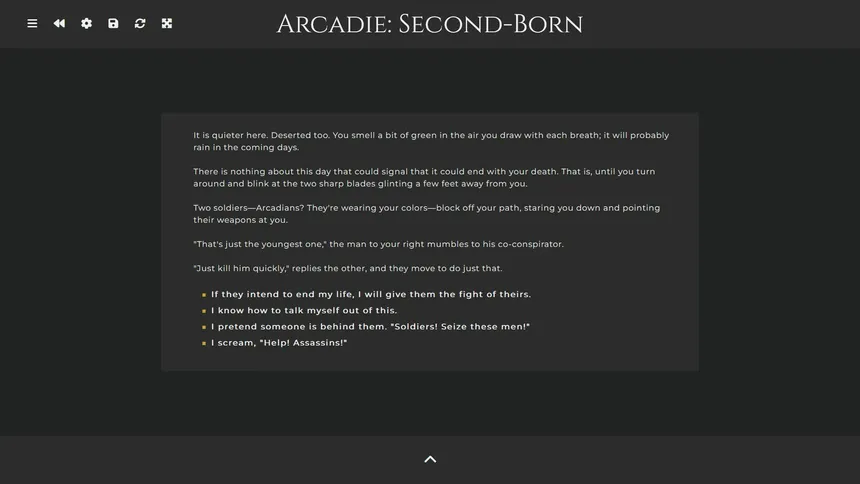 Скриншот 1 к игре Arcadie: Second-Born