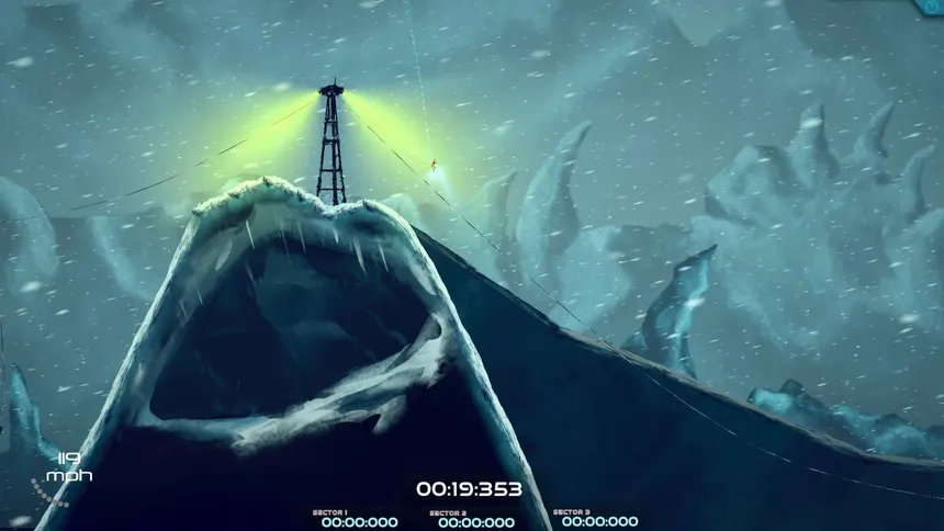 Скриншот 4 к игре Speedonauts : Jetpack Speedrun Skiing
