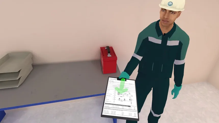Скриншот 2 к игре Maintenance Safety (Pipes and Acids) VR Training