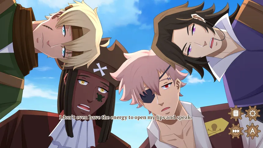 Скриншот 1 к игре Rapscallions On Deck - Friendship Otome