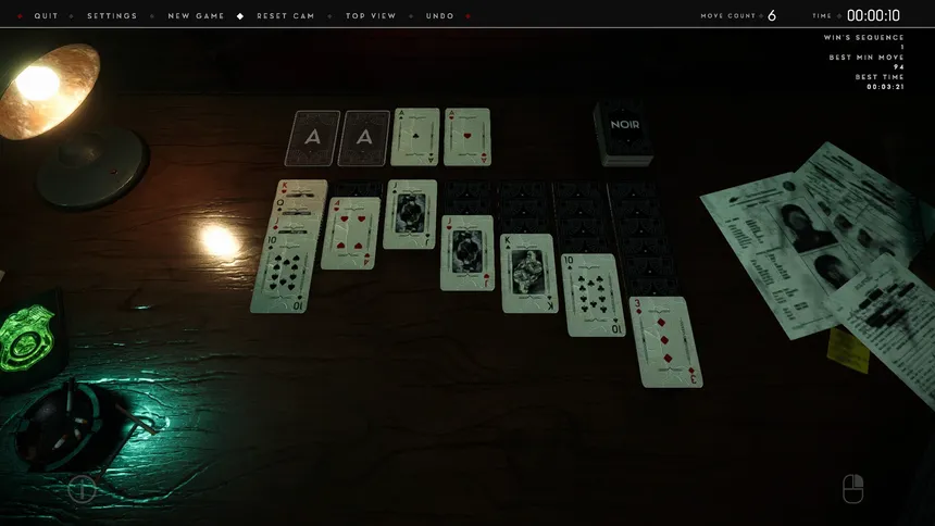 Скриншот 4 к игре Thematic Solitaire: Noir