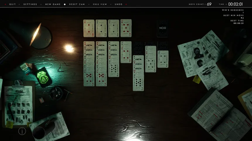 Скриншот 5 к игре Thematic Solitaire: Noir