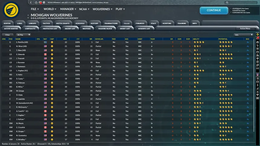 Скриншот 2 к игре Franchise Hockey Manager 9