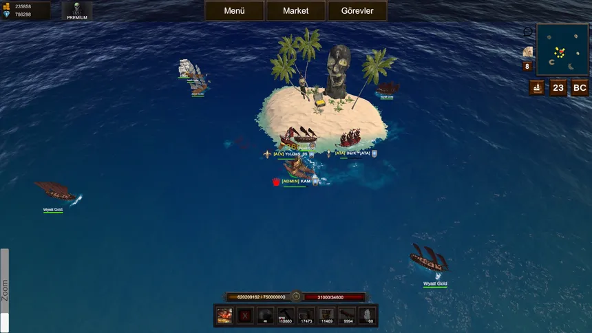 Скриншот 5 к игре Naval Battle Online