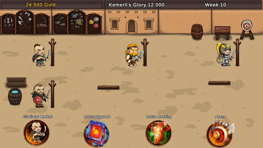 Скриншот 1 к игре Gladiators and Glory