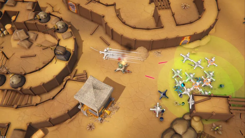 Скриншот 8 к игре Battle Drones: Red Rock Resistance
