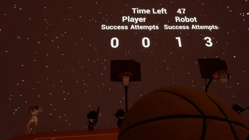 Скриншот 3 к игре VR Basketball Sweetie