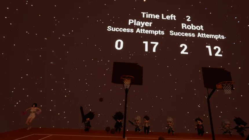 Скриншот 4 к игре VR Basketball Sweetie