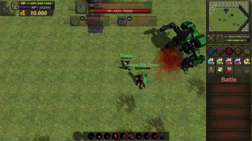 Скриншот 2 к игре Cymut X Mutrobo RPG - Mutants VS. Robots