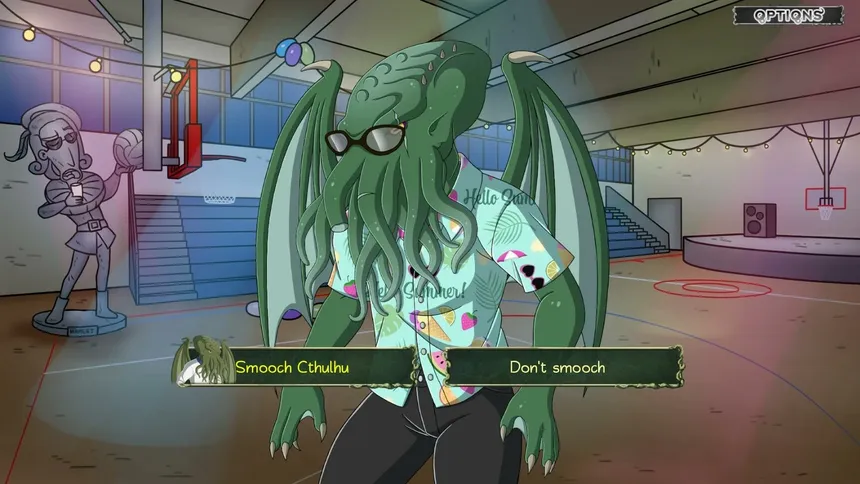 Скриншот 1 к игре Tentacle Prawn: (Actually) A Cthulhu Dating Sim
