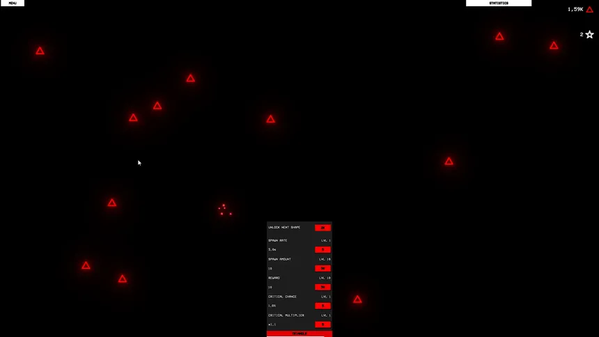 Скриншот 1 к игре Idle Shapes