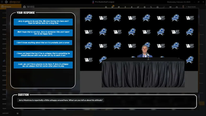 Скриншот 2 к игре Draft Day Sports: Pro Basketball 2023