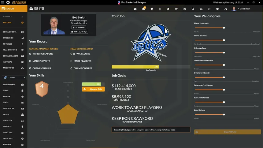 Скриншот 7 к игре Draft Day Sports: Pro Basketball 2023