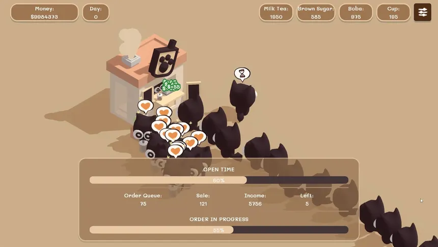 Скриншот 4 к игре Boba Simulator : Idle Shop Management