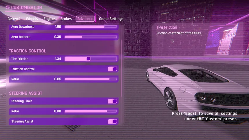 Скриншот 3 к игре Rhythm Drive: Synthwave City