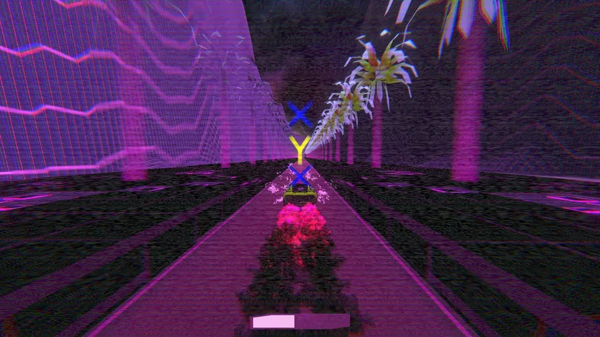 Скриншот 7 к игре Rhythm Drive: Synthwave City