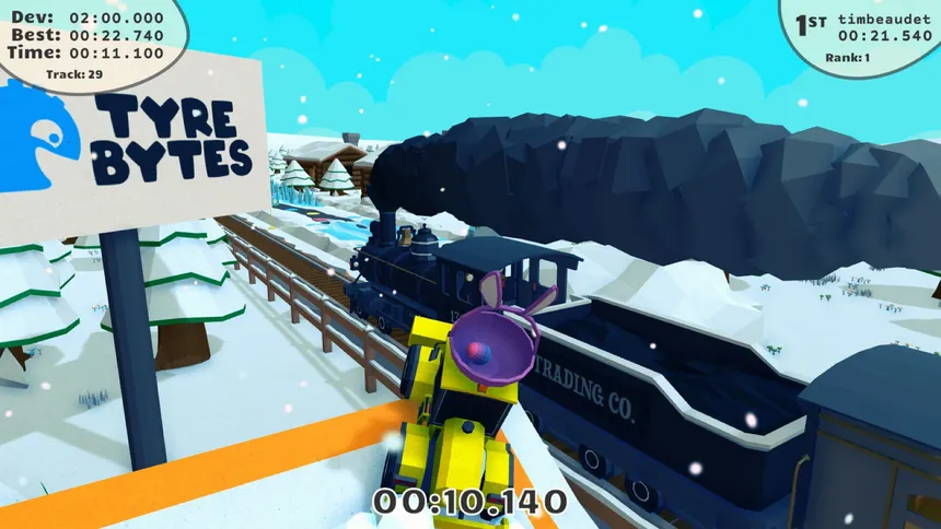 Скриншот 1 к игре Eggcelerate! to the North Pole