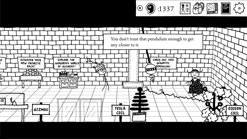 Скриншот 1 к игре Shadows Over Loathing