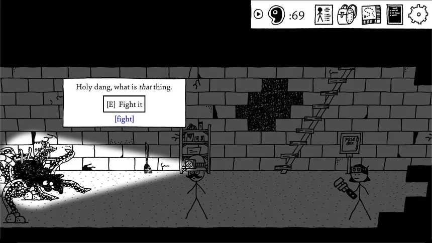 Скриншот 3 к игре Shadows Over Loathing